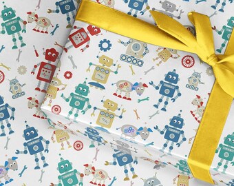 Robot wrapping paper deals