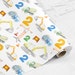 Wrapping paper roll 2nd Birthday, Builder Construction Crane Digger Childrens wrapping paper, Kids 2nd  birthday, Kids wrapping paper 