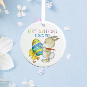 Osterhasen Dekoration, Osterbaum, Ostergeschenk für Kinder, Kinder Geschenk, Ostereiersuche, Keine Schokolade, Neues Baby Eostre Korb 1