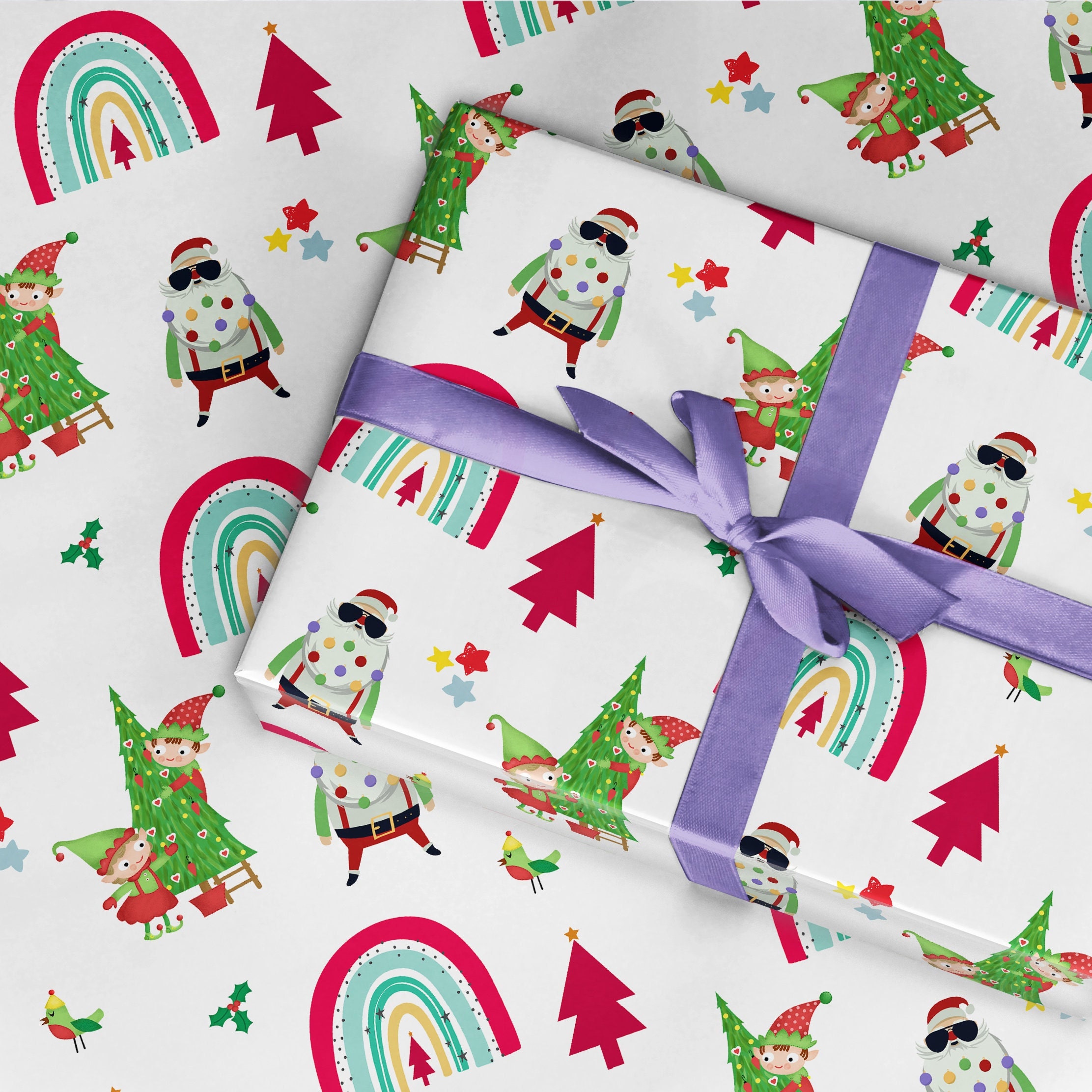 Funny Dabbing Santa Christmas Thick Wrapping Paper, Soccer Theme Holiday  Gift Wrap, Xmas Christmas Decor (One 20 inch x 30 inch sheet)