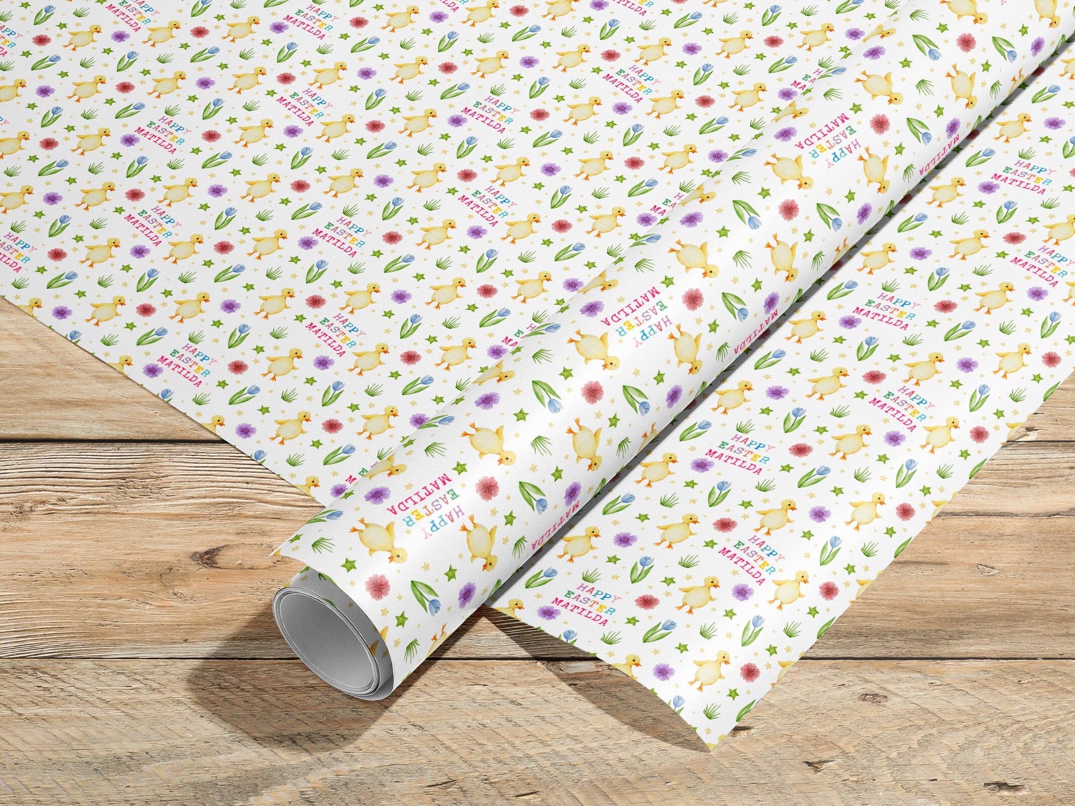 Personalised Easter Wrapping Paper Roll Gift Wrapping Paper 