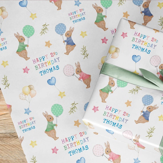 Wrapping Paper Gender Neutral Baby Shower 