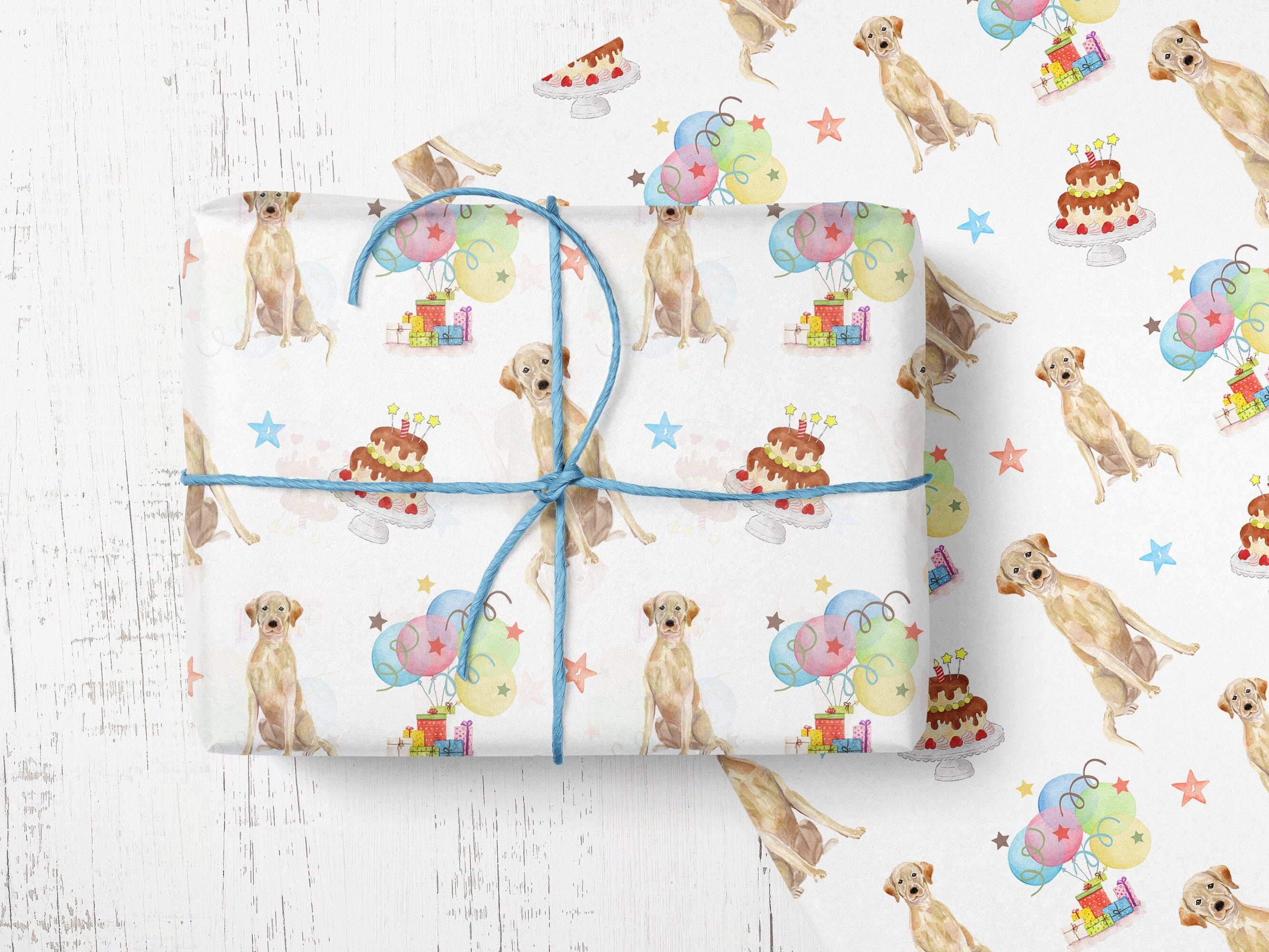 Wrapping Paper Roll Labrador wrapping paper gift wrap dog Etsy