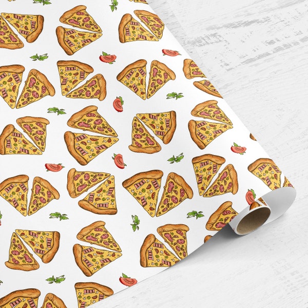 Rouleau de papier d'emballage Papier d'emballage pour pizza, emballage cadeau pour pizza à emporter, papier déco pour aliments