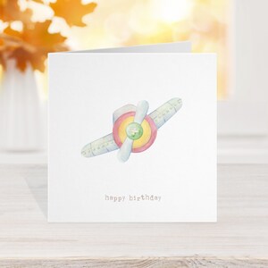 nouvelle carte de bébé garçon, art d'avion personnalisé de carte d'enfants de 1er anniversaire, carte d'avion, carte de nouveau-né, carte contemporaine minimaliste, carte de pilote