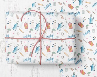 Baking Gift Wrap Paper: Cooking Theme, Mother's Day