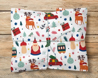 Christmas Wrapping Paper: Scandi Kids Gift Wrap