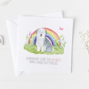 Carte commémorative pour chien. Cadeau commémoratif pour votre animal de compagnie v4