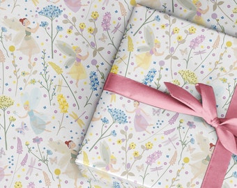 Fairy Wrapping Paper: Floral Gift Wrap