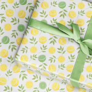 レモンラッピングペーパー、この美しい紙で母の日の花を包みます、フルーツペーパー、高級ラッピングペーパー、ラッピングペーパー、かわいい L2