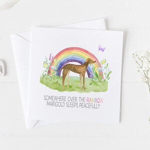 Carte commémorative pour animaux de compagnie de chien. Cadeau commémoratif pour votre animal de compagnie v4