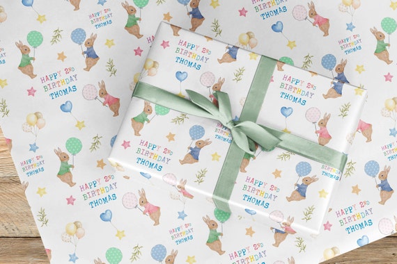 Personalised New Baby Wrapping Paper, Baby Shower Gift Wrap, Baby Boy or  Girl, Gender Neutral, Newborn Gift Present, Grandson Granddaughter 