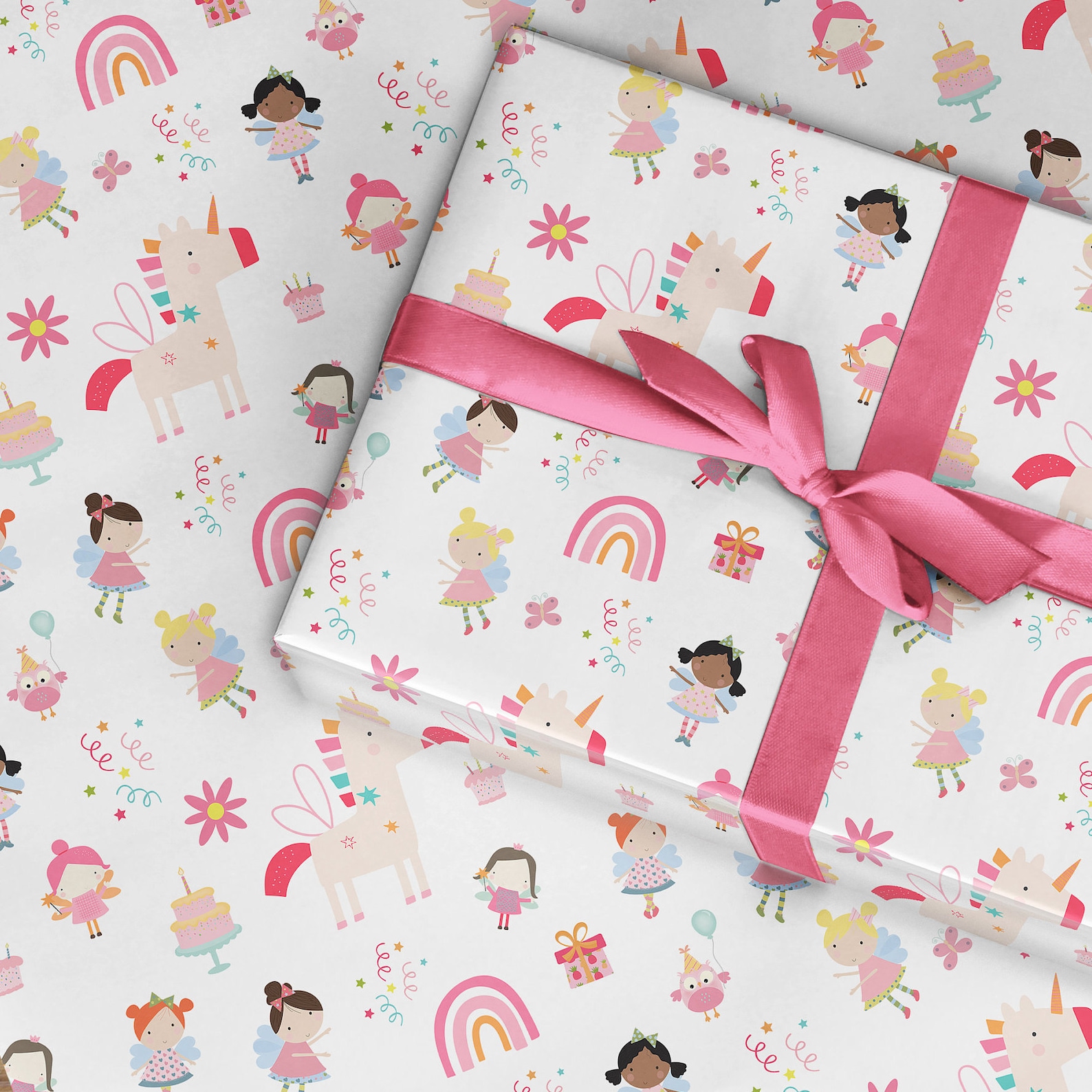 Wrapping Paper Roll Girl Birthday Wrapping Paper Roll Girl - Etsy UK