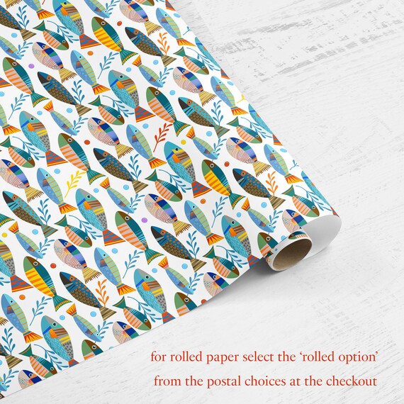 Modern Gift Wrap A3 A4 Wrapping Paper Set, Unique Birthday Gift