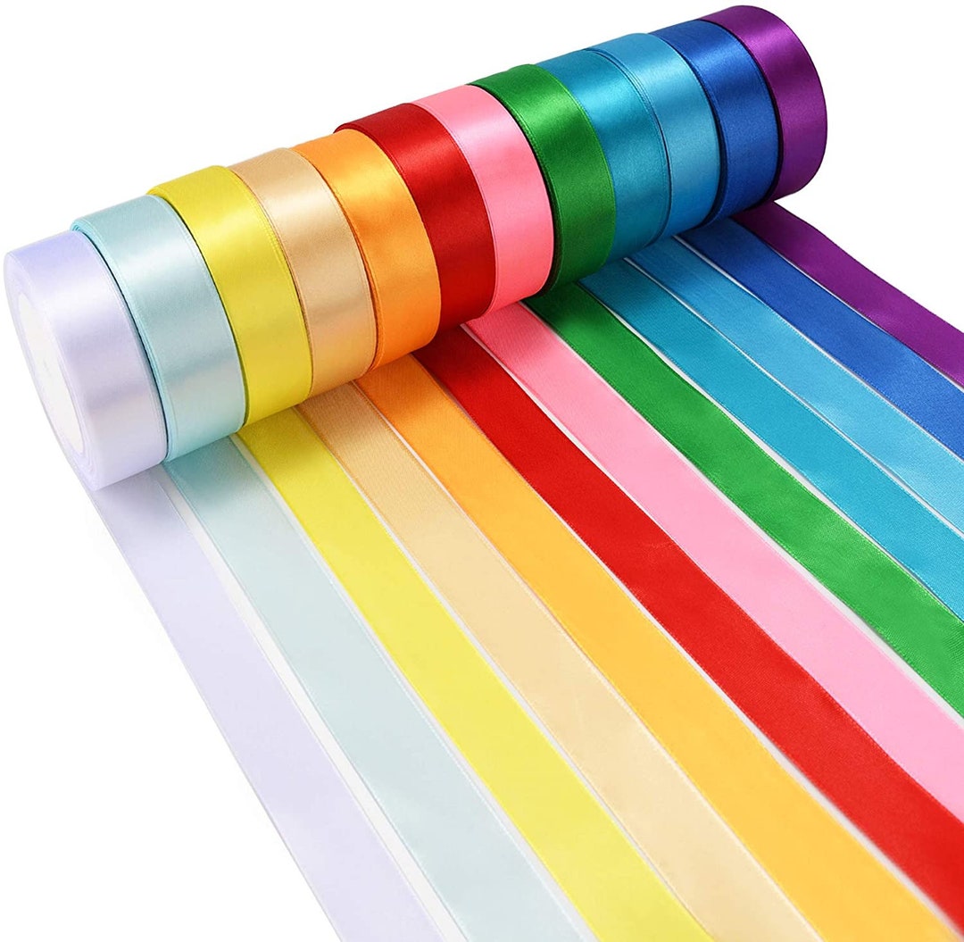 Finising Ribbon Ribbon for Gift Wrapping Finishing. Satin Ribbon 25mm / 1 Inch Thick by ...
