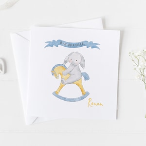 New boy Kids Baby Card, nueva tarjeta de nieto personalizada