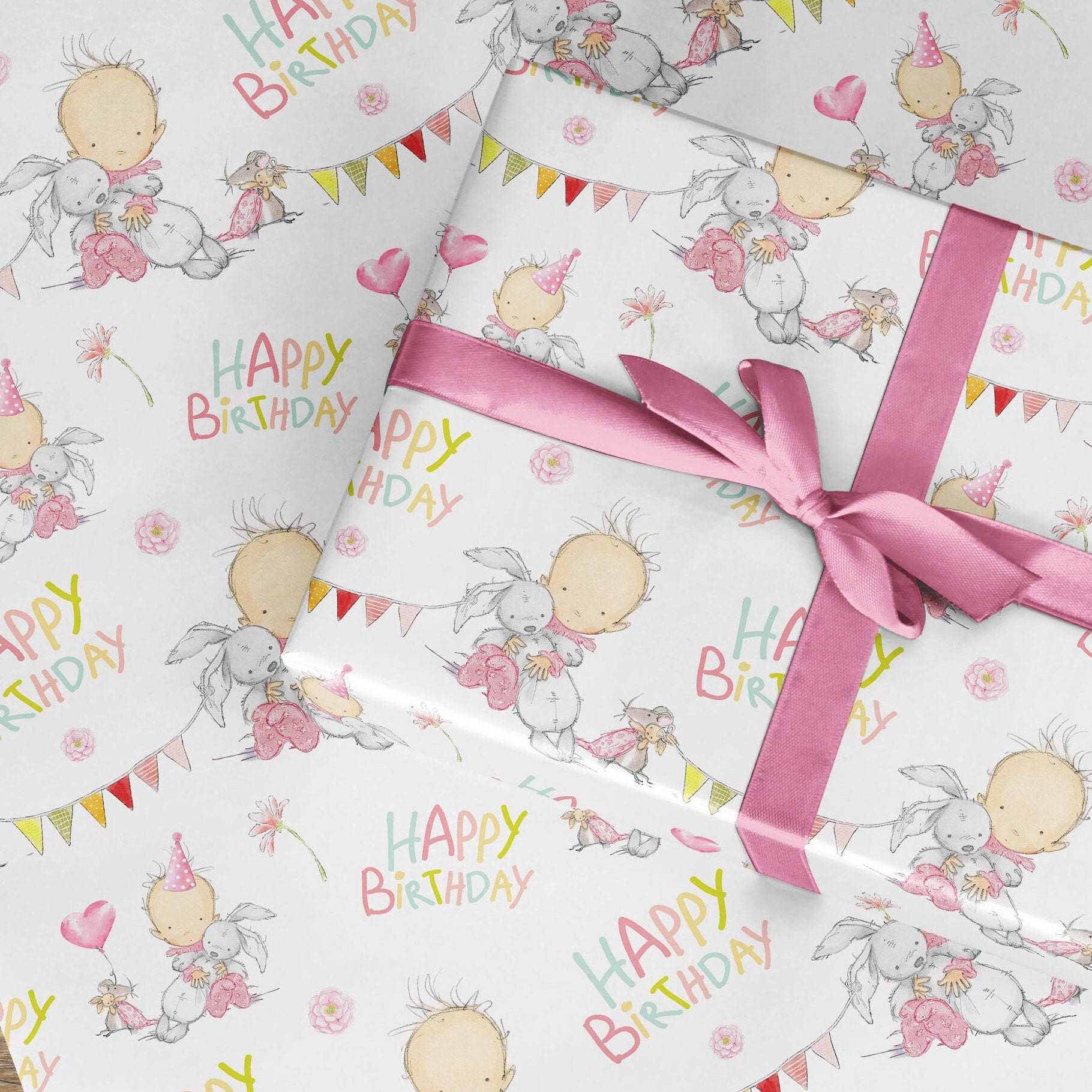 Runde Geschenkbox Aus Papier 14x14x17,8 Cm – Rosa, Mit Band, Zum Dekorieren
