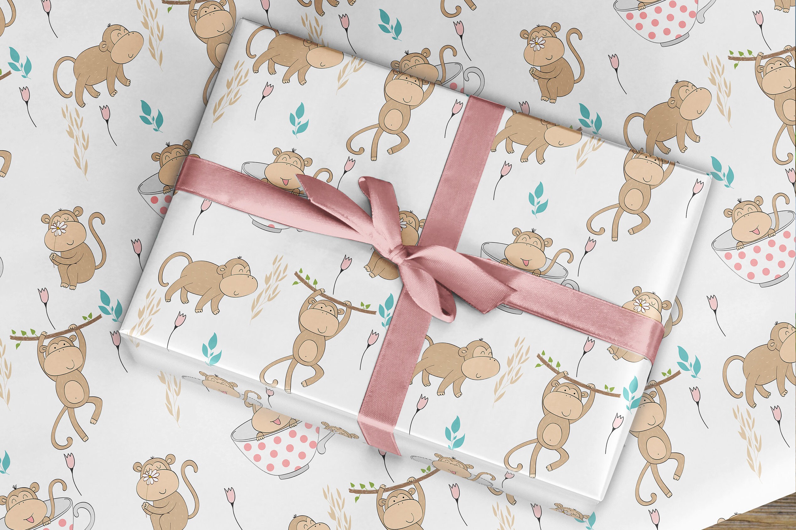 Fox Woodland Wrapping Paper, Gift Wrap, Birthday Wrapping Paper