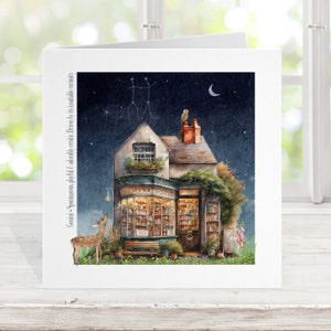 Karte zum Geburtstag, Sternbild Zwillinge, Fantasy Fairy Shop Witch Folklore, Constellation