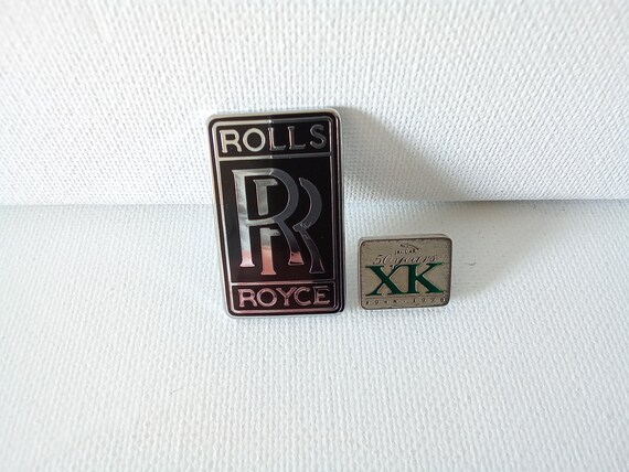 Vintage Car Pins Jaguar Rolls Royce Jaguar Xk 194 Gem