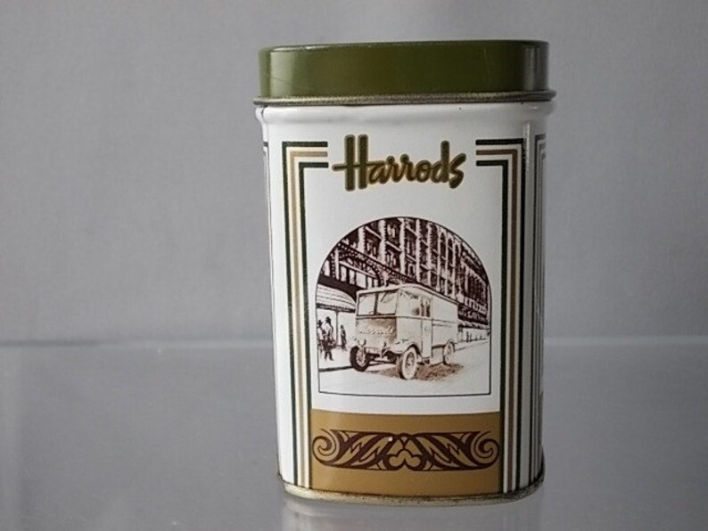 Miniature Harrods Tea Tin Rare Novelty Collectors Famous Etsy
