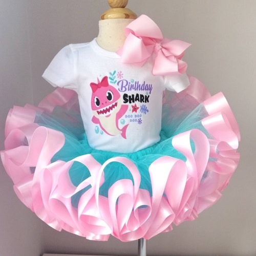 Birthday Shark Outfit Sark Outfit Shark Girl Outfit Baby Etsy