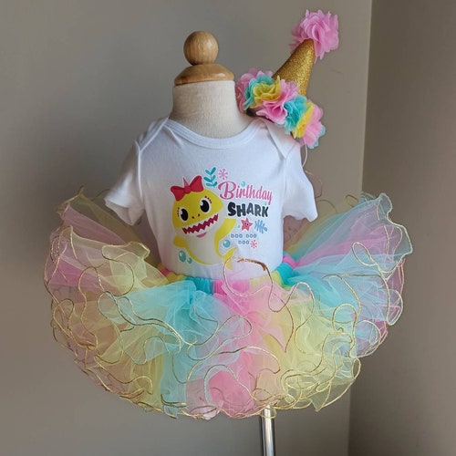 Baby Shark Birthday Outfit Baby Shark Outfit Etsy