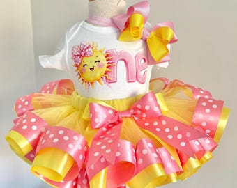 Conjunto de cumpleaños "Eres mi pequeño rayo de sol"