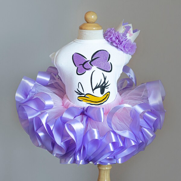 Daisy Duck outfit for baby girl