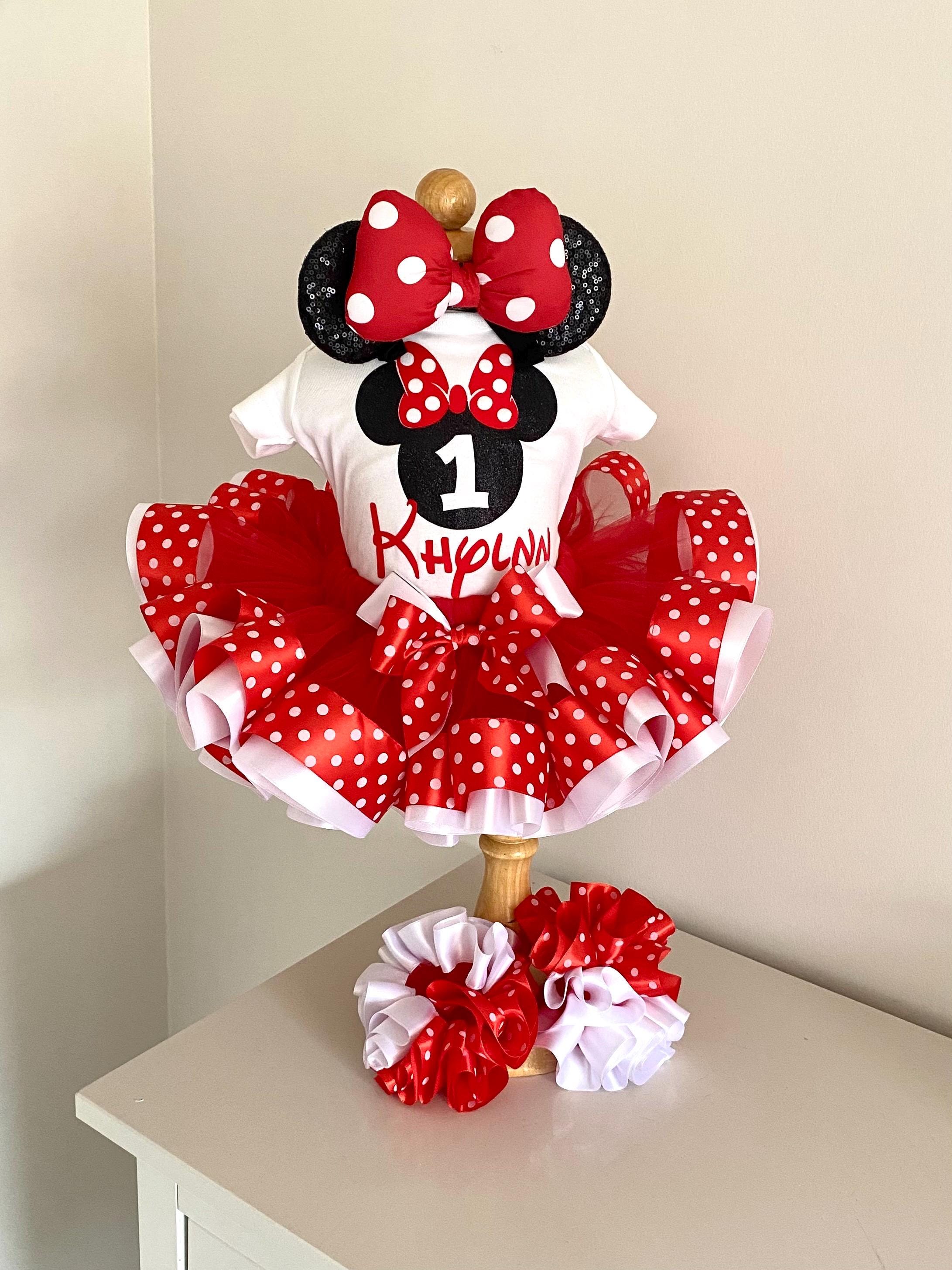 minnie mouse tutu dress for 1st birthday Outfit one year minnie mouse 1st birthday outfit