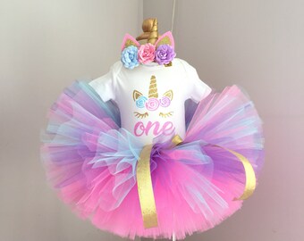 Unicorn birthday outfit