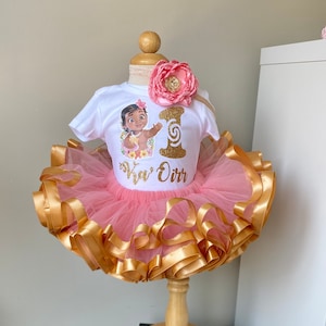 Baby moana shop 1st birthday outfit