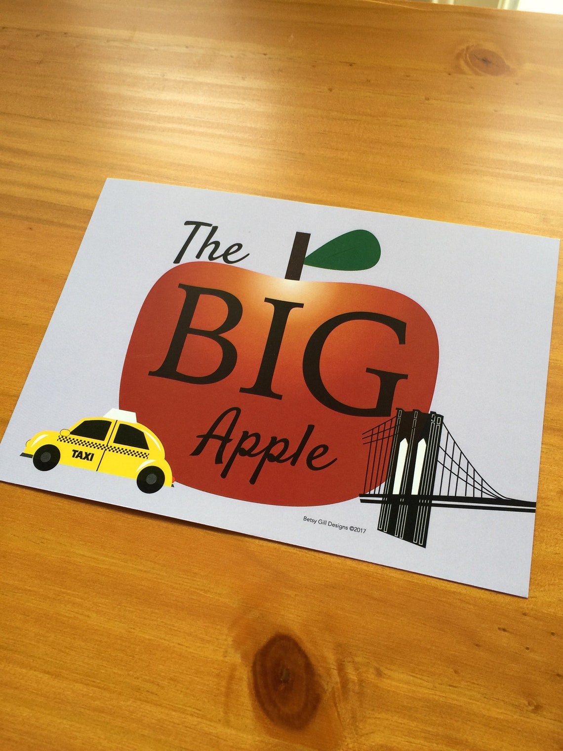 NYC Nursery Wall Art New York City Big Apple Manhattan Etsy