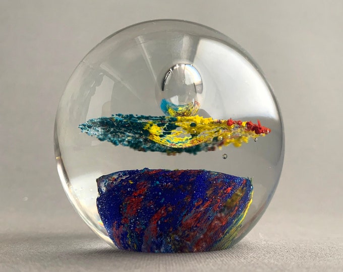 studio glass paper weight