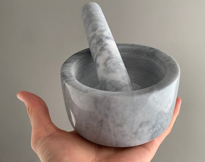 marble pestle and mortar