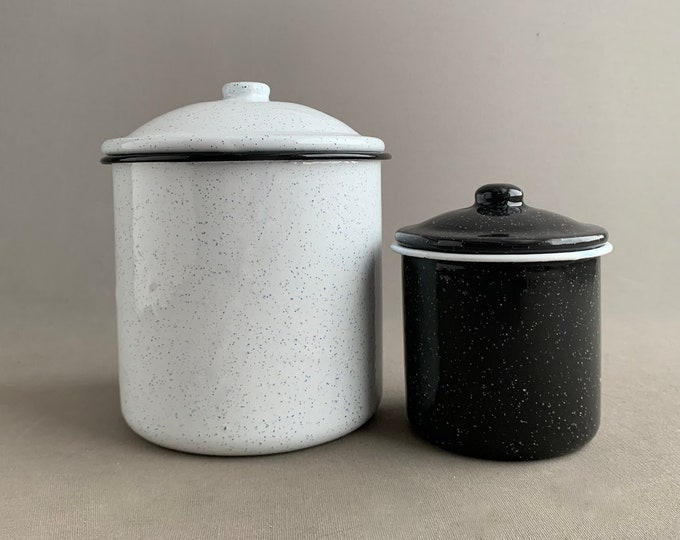 enamel jar set