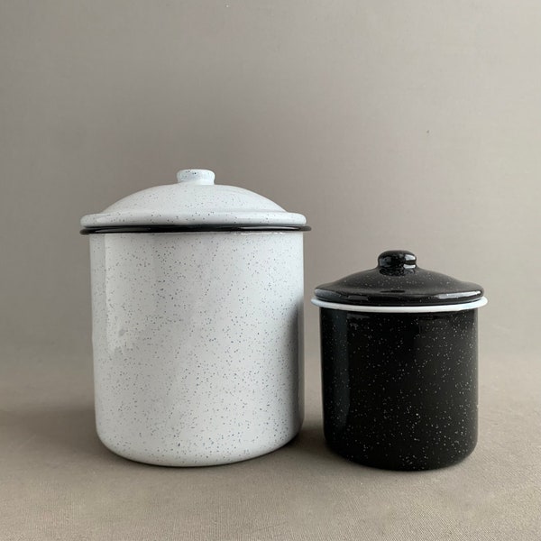 enamel jar set