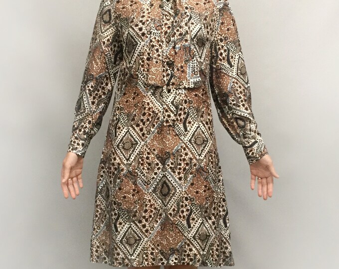 1970 silk dress