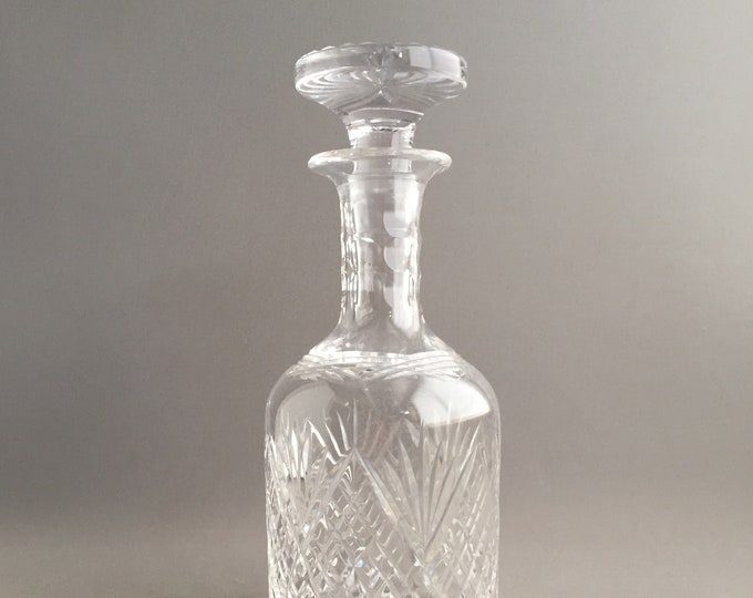 Lead crystal decanter