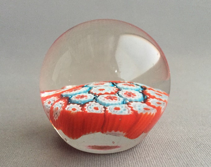 Murano Millefiori glass Bauble paper weight