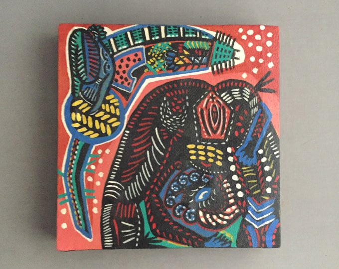 Aboriginal outsider art painting