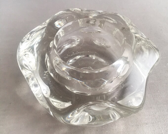 1970s Liskeard Glass ( LG ) glass dish