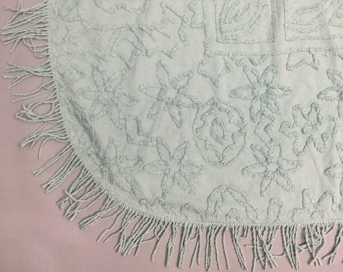 cotton candlewick throw