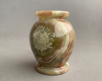小さなオニキス石の花瓶 - Etsy 日本