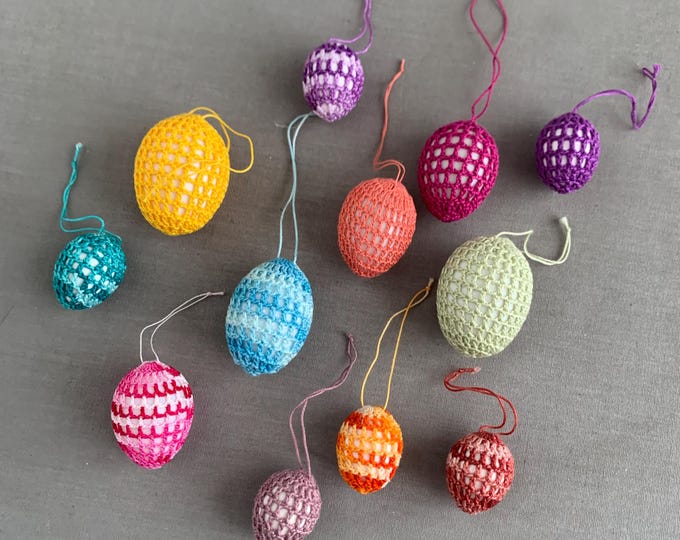 crochet easter egg decorations