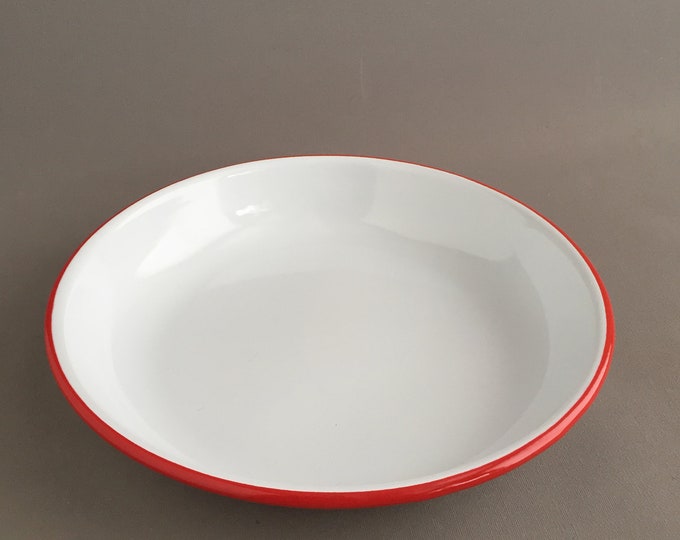 Enamel bowl plate