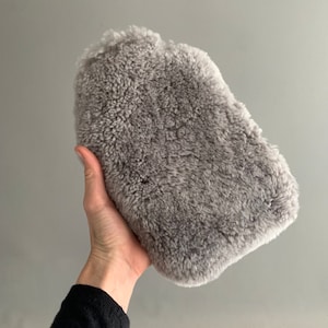 sheepskin hot water bottle