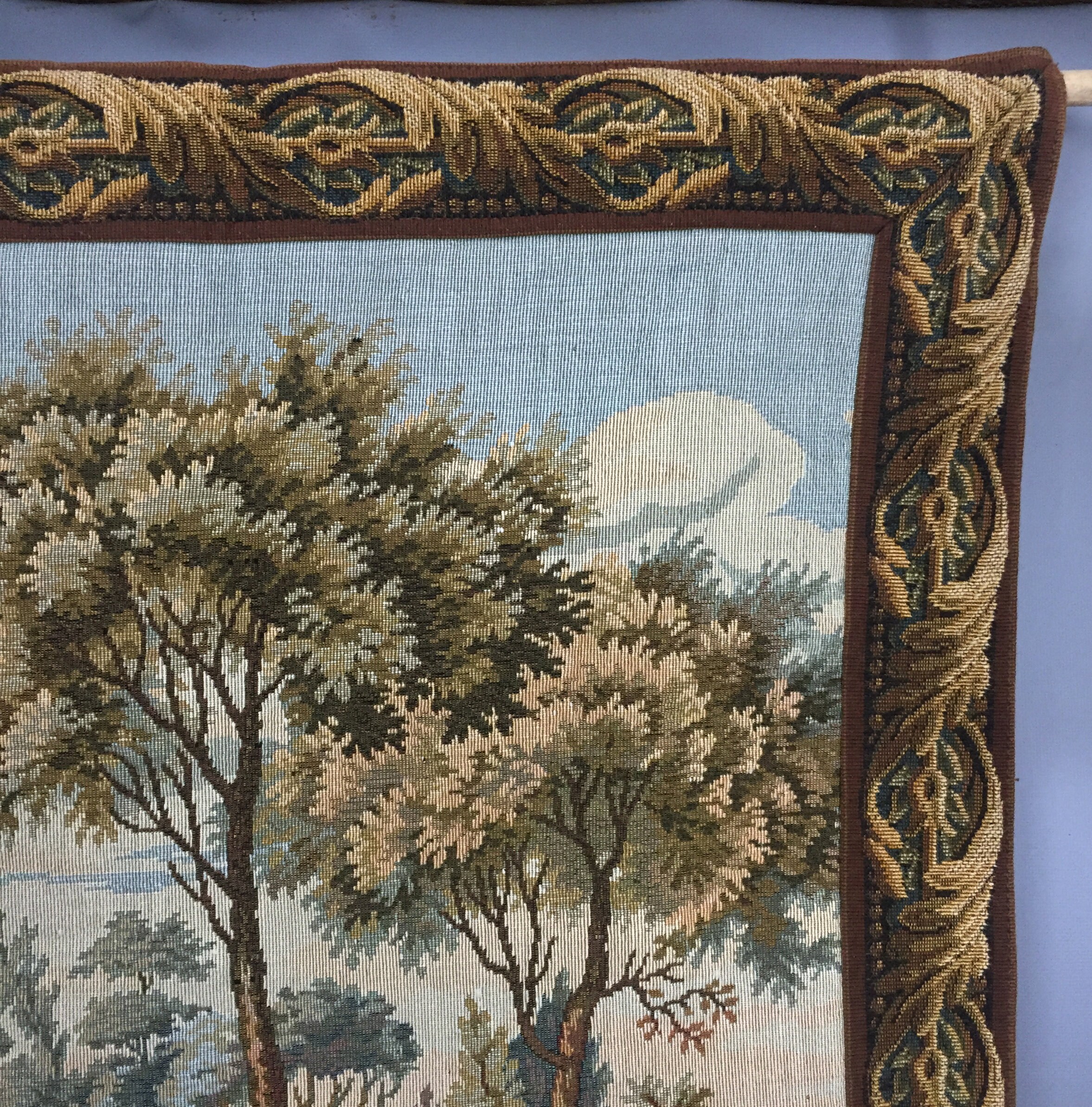 Vintage Belgium Tapestry Wall Hanging - Etsy