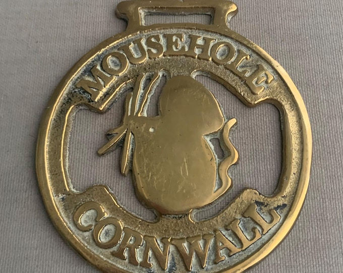 Vintage Mousehole horse brass.