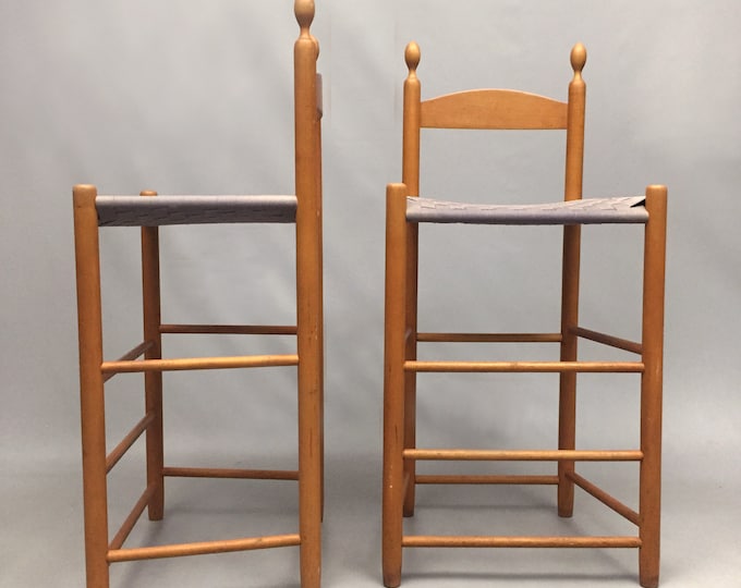 2 x shaker counter chairs